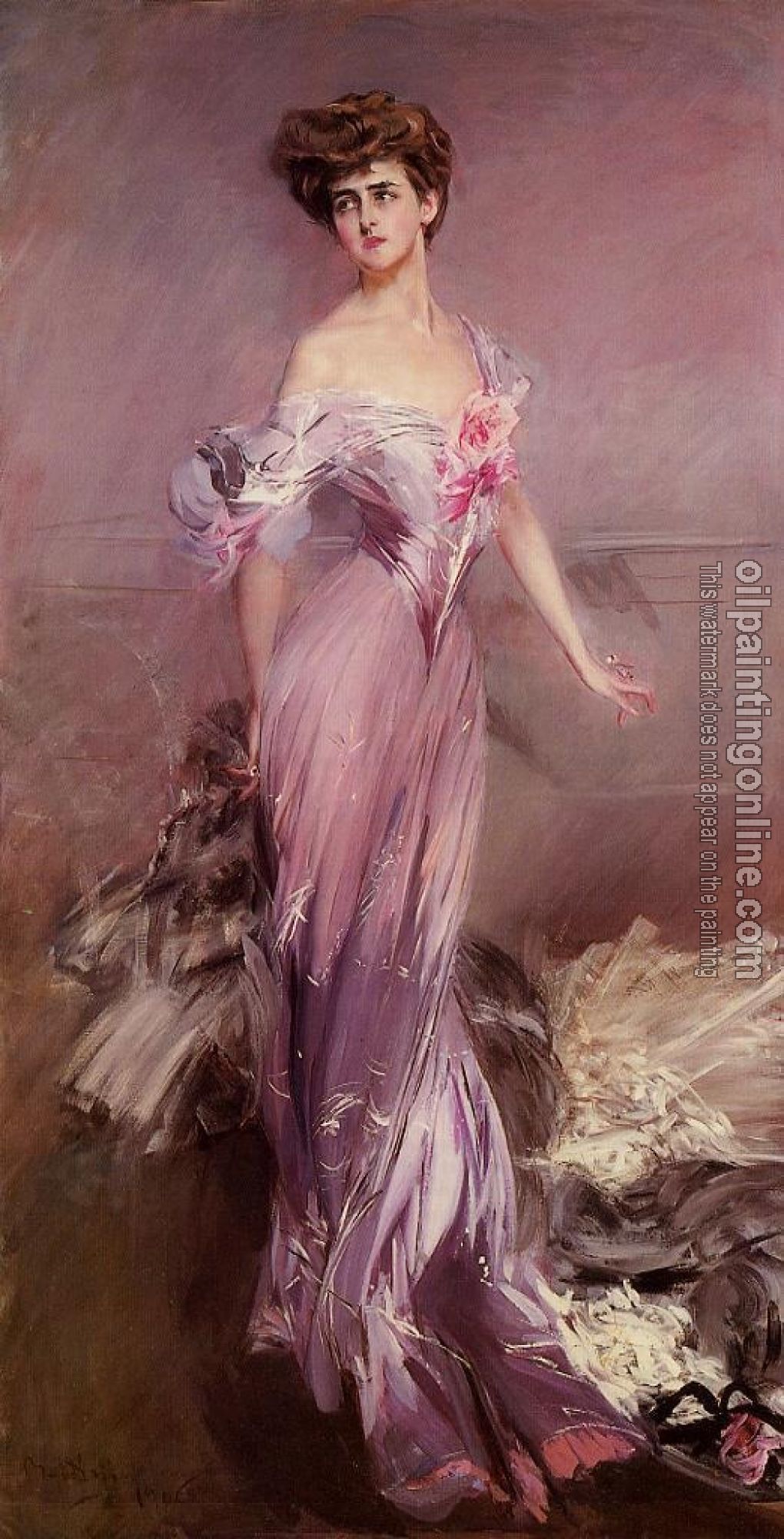 Giovanni Boldini - Portrait of Mrs Howard-Johnston